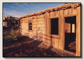 The Barton Cabin after its partial restoration. Lamont Crabtree Photo